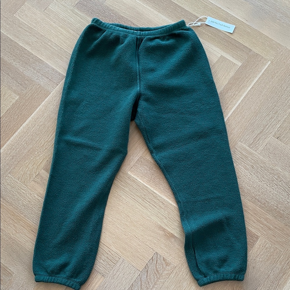 perfectwhitetee Green Sweatpants Sz Sm EC